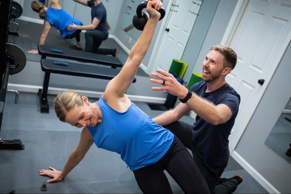 Ascend Physical Therapy clinician assisting a patient during a personalized session in Hendersonville, TN.